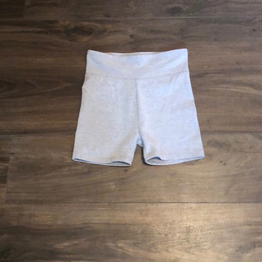 Grey High wasted shorts